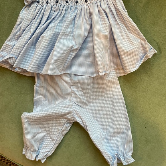 Southern Taters Flutter Sleeve Pant Set 9m Like New - Picture 3 of 5